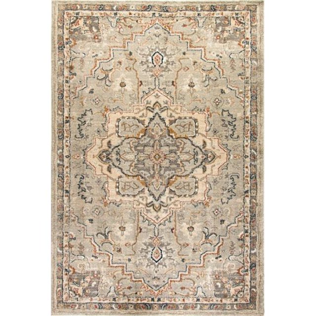 Dynamic Rugs EV7104770510 Tapis Evolution, Gris Clair - 6.7 x 9.6 Po.