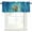 White, variant on Kitchen Curtain Valances for Windows,Summer Panda Swimming Circle Rod Pocket Small Valance Short Window Treatment for Bedroom Bathroom Living Room,42"x12"