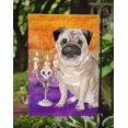 thumbnail image 3 of Carolines Treasures CK3225GF Hallween Pug Garden Size Flag, 3 of 3