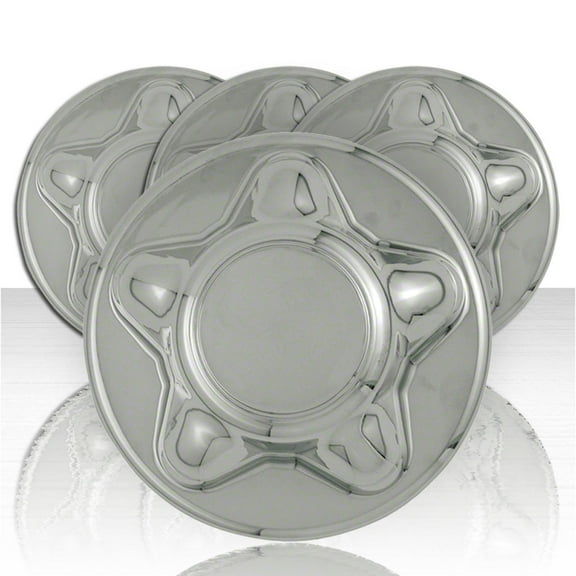 4 Ford F150 CHROME Wheel Center hubcaps Nut Cover for 5 Slot 16" Aluminum Rim