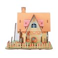 thumbnail image 4 of 3D Jigsaw Puzzle Wooden Craft Kit, Dollhouse Castle Model DIY Building Toys, 4 of 5