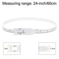 thumbnail image 2 of Unique Bargains 2Pcs Head Circumference Tape 24'(60cm) Plastic Measuring Rule Measure for Child Head Arm Circumference, White, 2 of 7