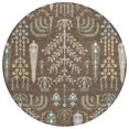 thumbnail image 2 of Addison Rugs Chantille Indoor/Outdoor Traditional Global Coffee Machine Washable Round Rug, 8' x 8', 2 of 8