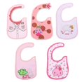 thumbnail image 1 of Baby Burp Cloths 5Pcs Cute Cartoon Design Water-Absorbent Bibs Great For Newborn Mealtime, 1 of 3