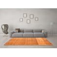 thumbnail image 3 of Ahgly Company Indoor Rectangle Oriental Orange Modern Area Rugs, 2' x 3', 3 of 4