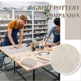 thumbnail image 3 of 2Pcs Pottery Linen Cloth Hessian Clay Sculpture Tool Washable, 3 of 5
