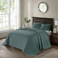thumbnail image 2 of Regency Heights Quebec 3 Piece Bedspread Set Lightweight Reversible Bedding Set,King,Balsam Green, 2 of 5