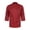 Burgundy Long Sleeve, variant on Unisex Men's Chef Coat Kitchen Restaurant Work Uniform Cook Shirts Tops White Short Sleeve 3XL