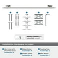 thumbnail image 6 of Amerock Esquire Polished Nickel/Stainless Steel 24 inch (610mm) Towel Bar, 6 of 9