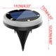 thumbnail image 3 of Xihbxyly Luces Solares de Suelo, Lámpara Led de Disco Impermeable, Luz de Jardín Que Cambia de Color, Decoración para Patios y Caminos, Fácil Instalación, Energía Solar, Paquete de 6, 3 of 7