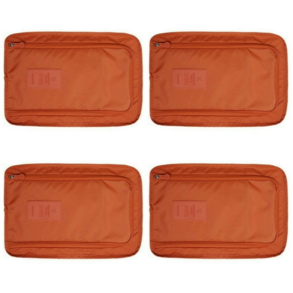 HOMEMAXS 4 PCS Foldable Transparent Shoe Storage Bags for