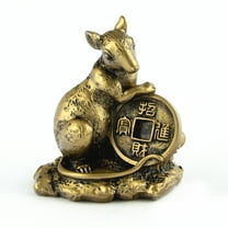 Golden Rat Figurine
