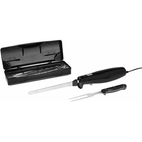 Kalorik Black Quick Slice Electric Knife Carving Set