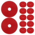 thumbnail image 1 of Minkissy 12 Pcs Coussinets de Pieds en Feutre Rouges à Double Couche Protections pour Cymbales Réduction du Bruit Accessoires pour Tambour, 1 of 6