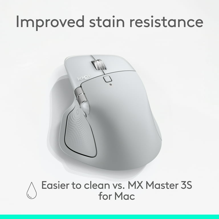 Logitech MX Master 4 for Mac, Ergonomic Wireless Mouse, White