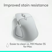Logitech MX Master 4 for Mac, Ergonomic Bluetooth Mouse with Advanced Performance Haptic Feedback, Ultra-Fast Scrolling, USB-C Charging, White Silver