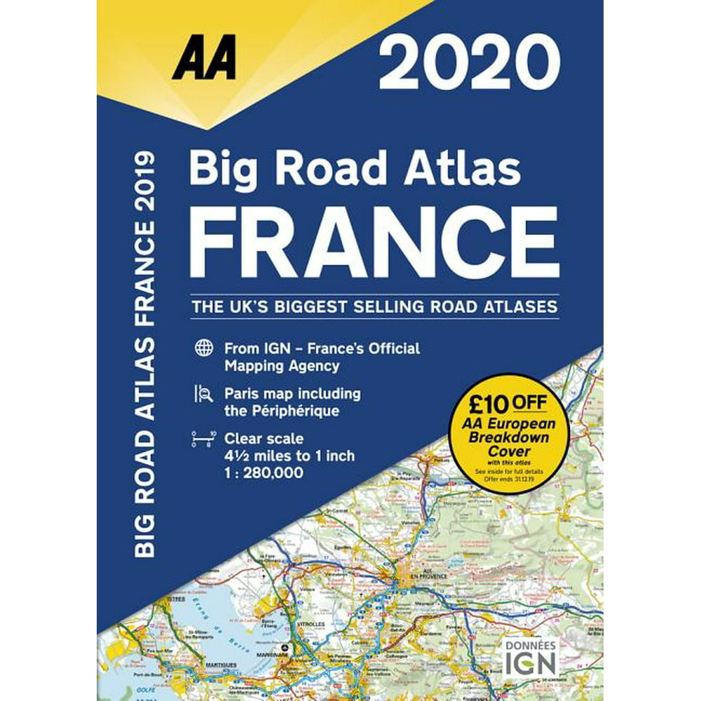 Big Road Atlas France 2020