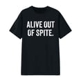 thumbnail image 2 of Alive out of Spite Graphic Tees for Women 2026 Summer Short Sleeve Crewneck Funny Casual Tshirt, 2 of 4