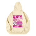 thumbnail image 5 of Womens Hoodies Sweatshirts Lightweight Beach Vibe Hoodie for Women Meet At The Beach Comfort Wear Beige S, 5 of 5