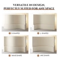 thumbnail image 4 of Folding Retractable Paper Room Divider Panel 63" High x 79" Wide, Portable Privacy Screen Partition Wall for Room Separation, Suitable for Various Scenarios, Offices, Party, Background, Salon, 4 of 5
