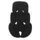 thumbnail image 3 of Cojín de asiento, forro, alfombrilla para cochecito de recién nacido, almohada de soporte para cabeza y cuello para recién nacidos negro, 3 of 9