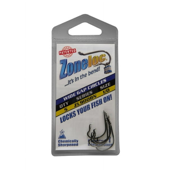 Zoneloc - Wide Gap Circles - 5pc Black Nickel