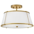 thumbnail image 5 of Hinkley Lighting - Clarke - 24W 2 LED Medium Semi-Flush Mount-9.5 Inches Tall, 5 of 9