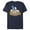 Navy Blue, variant on Men's The Simpsons Skeleton Family on Couch Graphic Tee Navy Blue 2X Large