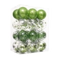 thumbnail image 2 of Xihbxyly Bolas Navideñas de 6 Cm, Adornos Coloridos de Plástico Pet, Fáciles de Colgar, Juego de 24 Piezas, Decoración Navideña para El Hogar, Decoración para Festivales, Variedad Multicolor, Materia, 2 of 6