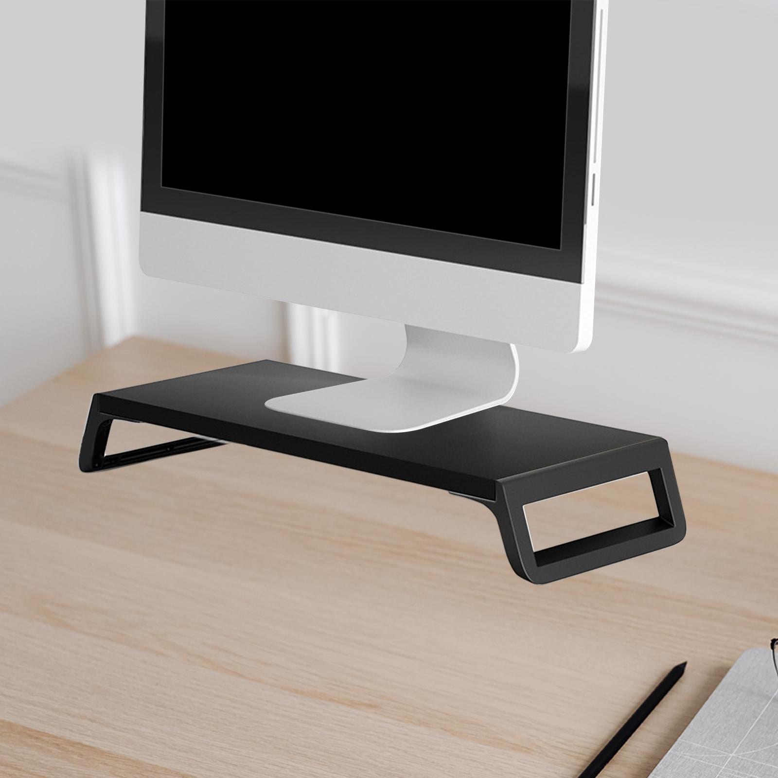Wzmzjy Computer Monitor Riser, Monitor Stand Desk for Printer Monitor Desktop Shelf for black