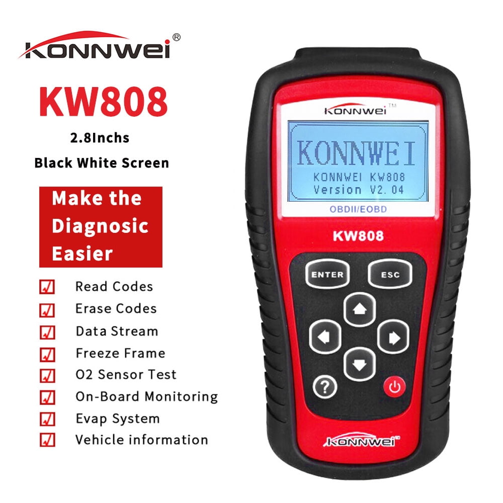 KONNWEI KW808 Auto Car Fault Code OBDII EOBD Diagnostic Scanner Reader G9A1 