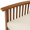 thumbnail image 4 of Alaterre Furniture Lyndon Eucalyptus Wood Outdoor Chair with Cushions - Set of 2, Natural, 4 of 7