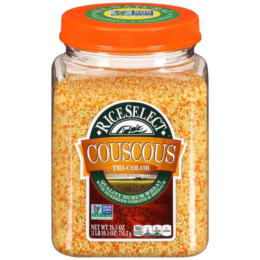 Rice Select Couscous Tri Color Case of 4 26.5 oz.