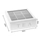 thumbnail image 4 of Caja de té de madera, caja de té en blanco, caja de té con compartimentos 9, caja de bolsitas de té grande, blanco Ormromra LKX-0715, 4 of 8