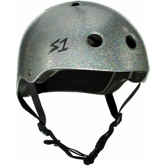 S1 Lifer Helmet - Silver Gloss Glitter