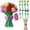 Rose, variant on 32Pcs Plush Flower Curtain Tiebacks, Bendable Stem Cutdoor Tiebacks, Sunflower Flower Tiebacks for Bedroom Curtains, Outdoor Curtain Tiebacks, Suitable for Bedroom Curtain Decoration
