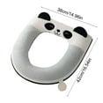 thumbnail image 3 of YHAICO Toilet Seat Elongated Toilet Seats for Standard Toilets Cute Toilet Seat Cushion Winter Home Toilet Seat Cushion Cover Thick Zipper Toilet Cushion, 3 of 6