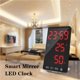 thumbnail image 4 of Matsuzay Relojes de espejo LED Reloj de con temperatura meteorológica Temperatura electrónica Medidor de humedad Termómetro digital Decoración del hogar No. 4 Matsuzay HA025162-04, 4 of 6