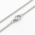 thumbnail image 1 of 10 collares de cadena trenzada de acero inoxidable 304 resistente para mujer con cierres de pinza de langosta, color acero inoxidable, 45 cm (17,7 pulgadas)., 1 of 2