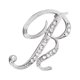 thumbnail image 2 of Fiudx Ofertas relampago Nuevo conjunto de personalidad con broche de diamantes Broche de 26 letras en inglés, 2 of 3
