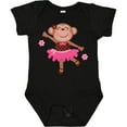 thumbnail image 3 of Inktastic Ballerina Dance Monkey Girls Baby Bodysuit, 3 of 5