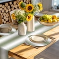 thumbnail image 4 of Green White Ombre Round 13 Inch Placemats Set of 2, Country Pastoral Gradient Minimalist HeatResistant Non Slip Place Mats for Dining Table, Wipeable Braided Kitchen Table Mats for Housewarming, 4 of 9