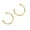 Golden, variant on Miangastore 2 pcs Unisex Surgical Titanium Steel Open Nose Ring Nose Piercing Stud 8mm (Pink)