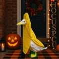 thumbnail image 4 of Sruoe Halloween Porch Goose Outfits, 23" Porch Goose Clothes for Lawn Yard and Patio Decoration, Lawn Goose Clothing for Cement Goose Lawn Goose Outfit, Garden Goose Costume, 4 of 6
