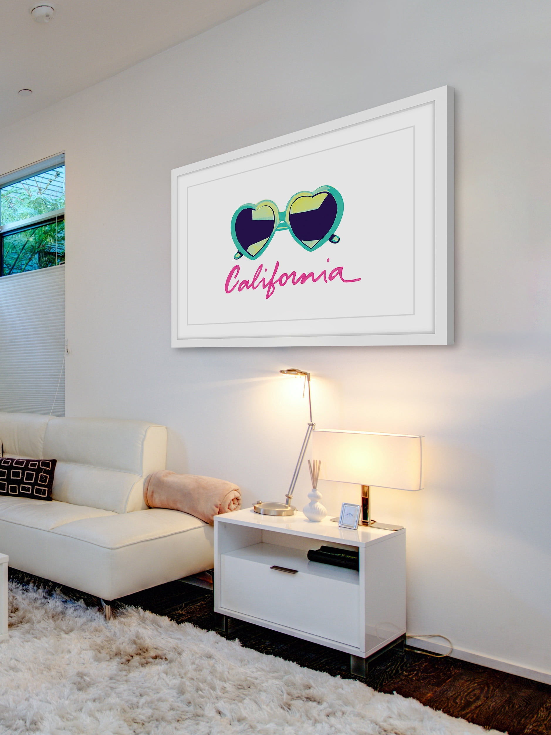 "I Heart California" Framed Painting Print