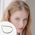 thumbnail image 3 of Hot6sl Liquidación de Ahorros de Verano No Clip Huesos de Oreja Gafas Ácido Acético Aro para La Cabeza Aro para El Cabello para Personas Mayores Patines Femeninos Resistencia Broche para El Cabello, 3 of 6