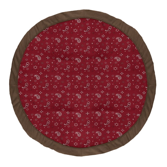 Sweet Jojo Designs Wild West Bandana Baby Playmat with Tummy Time for Infant