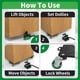 thumbnail image 4 of Carro para Muebles Nest Easy Mejorado de Alta Resistencia con Capacidad de 1700 kg, 4 of 8