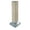Almond, variant on Azar Displays Four Sided Tower Pegboard, PVC Black, 8 x 40 in