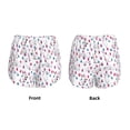thumbnail image 5 of Lsque Rabbit Eating Printed Women's Running Shorts with Liner Pockets,Elastic Quick Dry Workout Athletic Gym Yoga Shorts,Womens High Waist Shorts-Small, 5 of 9
